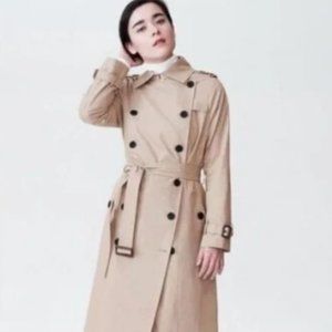 Universal Standard - Tirsa Trench Coat Khaki - Size 14/16 (US Size: S)